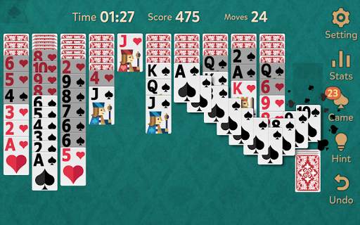 Spider Solitaire: Kingdom screenshot 2