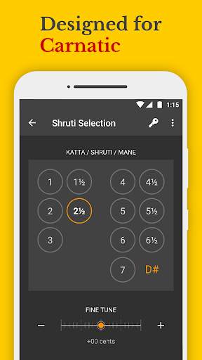 Shruti Carnatic Tuner screenshot 5