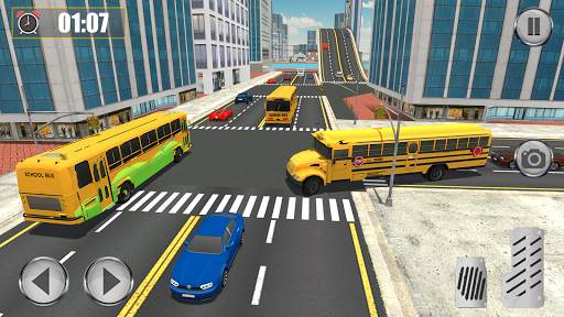 School Coach Bus Driver Game 3 تصوير الشاشة