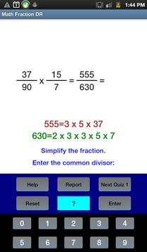 Math Fraction DR screenshot 9