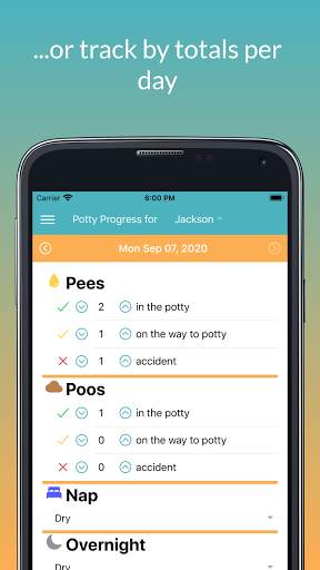 Potty Training Tracker screenshot 2