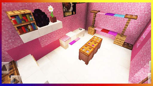 Pink house for minecraft screenshot 3