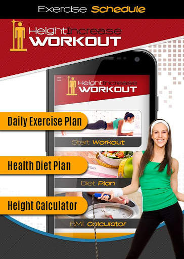 Height Increase Exercise, Girls Home Workout screenshot 1