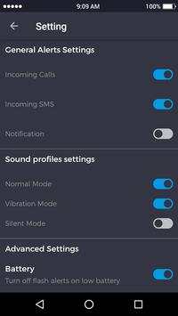 Call flash light 2018 screenshot 5