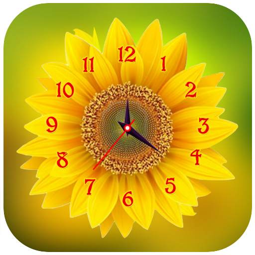 Sunflower Clock Live Wallpaper 1.0.4