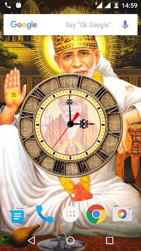 Sai Baba Clock Live Wallpaper screenshot 4