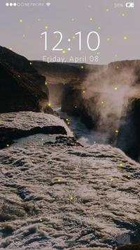 Waterfall Firefly Lock Screen screenshot 5