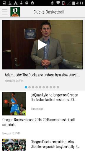 OregonLive: Ducks Hoops News screenshot 1