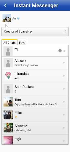 SpaceHey Mobile – Retro social screenshot 4