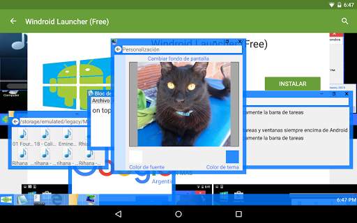 Windroid Launcher (antiguo) screenshot 6