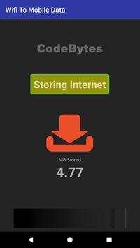 Wifi to Mobile Data Simulator screenshot 1