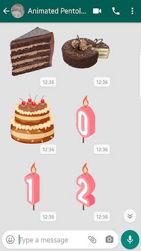 Stickers Happy birthday Animated for whatsapp🎊 screenshot 8