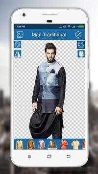 Man Traditional Photo Suit screenshot 1