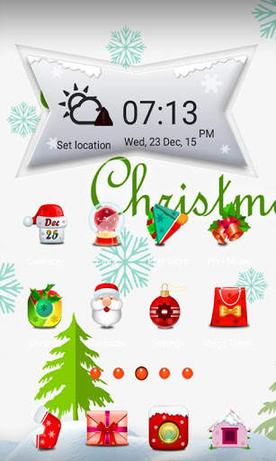 Christmas Theme: Mega Launcher screenshot 4