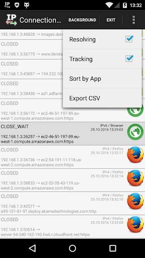 Connection List Free screenshot 2