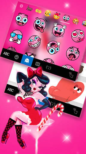 Candy Booty Sexy Girl Keyboard Theme screenshot 4