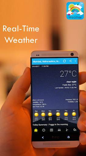 Weather app screenshot 1