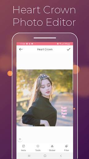 Heart Crown Photo Editor - Cat Face screenshot 5
