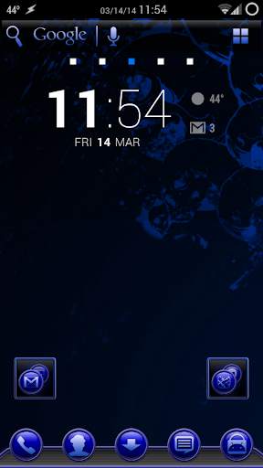 TrueBlue Apex/ADW/Nova screenshot 4