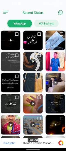 Whatsapp status saver screenshot 1