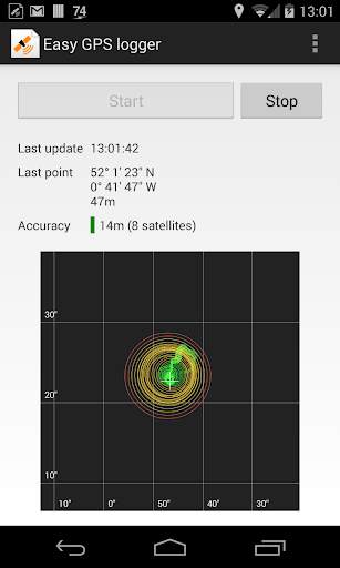 Easy GPS logger screenshot 2