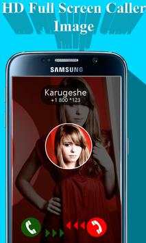 Full screen caller image HD screenshot 1