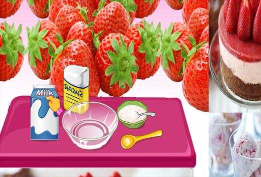 Cooking games strawberries with cream screenshot 3