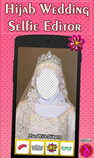 Hijab Wedding Frames Editor screenshot 6