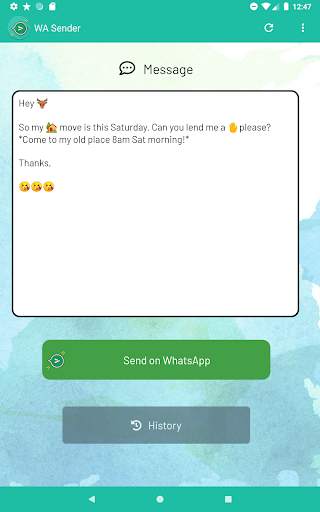 Send Message To Many Contacts (for WhatsApp) screenshot 7