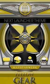 Next Launcher Theme Yellow G screenshot 1