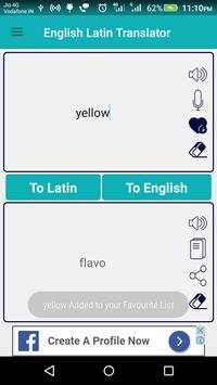 English Latin Translator screenshot 2