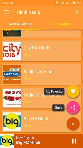 Hindi Radio -  All Indian Radio Stations screenshot 4
