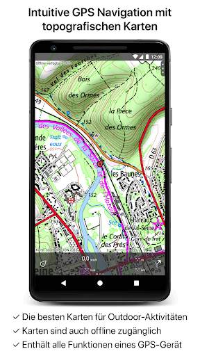 Topo GPS Frankreich screenshot 1