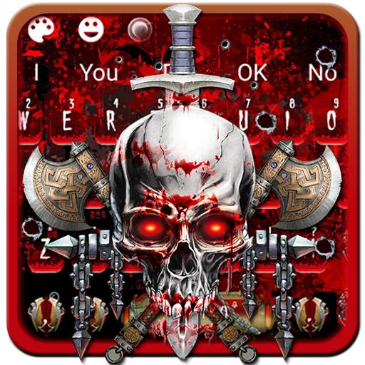 Red Skull Keyboard 10001003