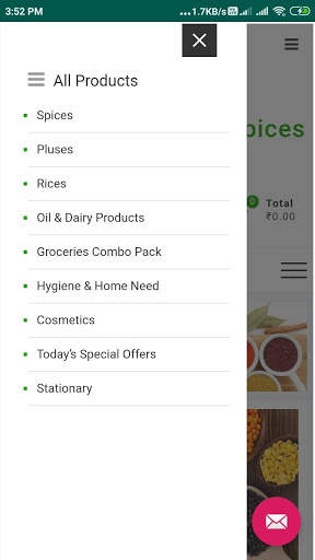 Nature Spices - Online Shopping Cart screenshot 2
