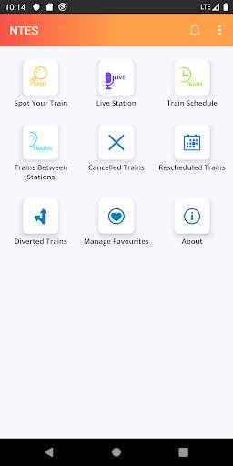 National Train Enquiry System screenshot 1