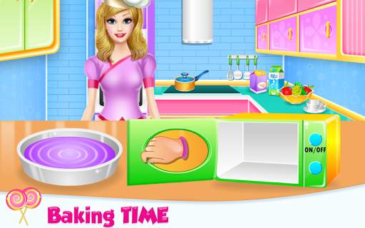 Lovely Rainbow Cake Cooking screenshot 5