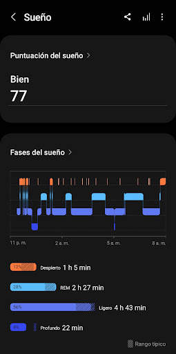 Samsung Health screenshot 2