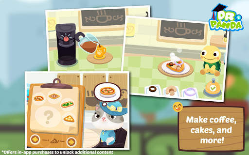 Dr. Panda Café Freemium screenshot 2