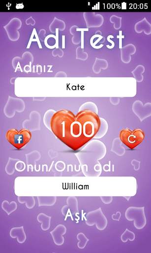 Aşk Testi Ad - şaka - Prank App screenshot 2
