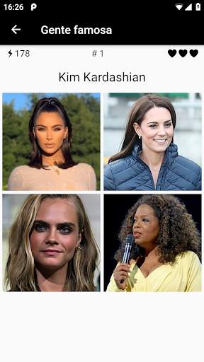 Personas Famosas - Foto Quiz screenshot 2