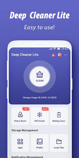 Deep Cleaner Lite screenshot 1