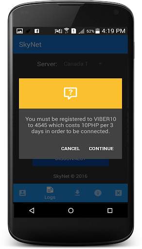 Skynet VPN screenshot 3