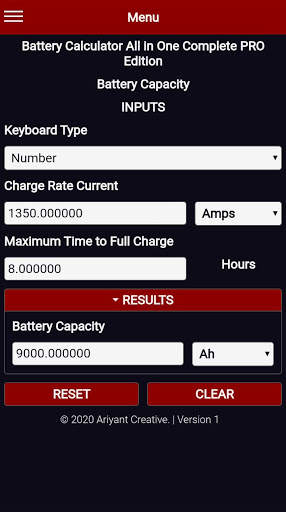 Battery Calculator All in One Complete PRO Edition screenshot 4