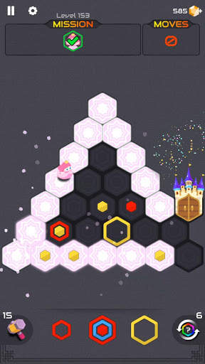 Puzzle Hexa Blast : Princess and Zombies screenshot 4