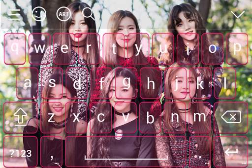 (G)I-DLE Keyboard स्क्रीनशॉट 5