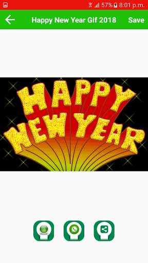 Happy New Year Gif 2018 screenshot 5