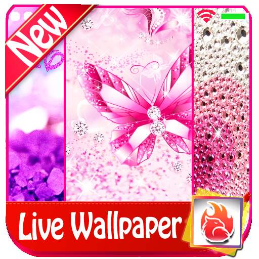 Pink glitter Live Wallpaper 2019 Pink glitter LWP 2.05