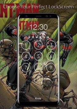 Ant Man Lock Screen Keypad HD screenshot 5