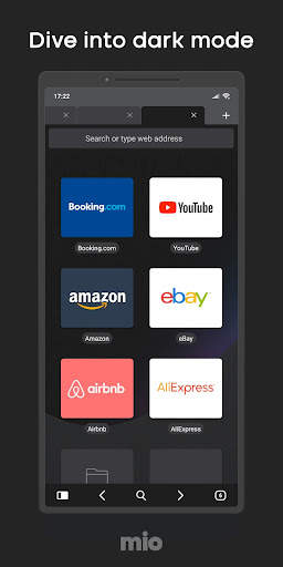 Mio Browser screenshot 2
